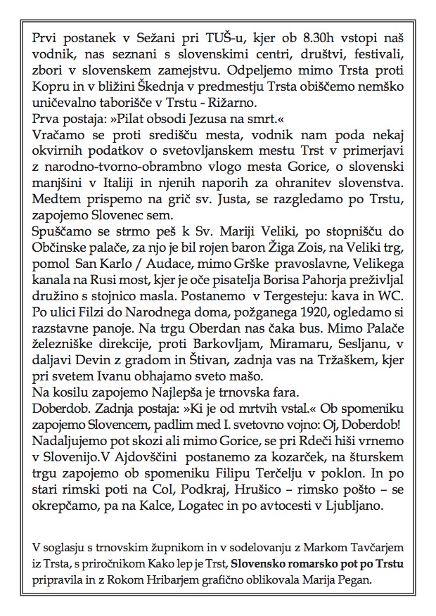 Župnijsko romanje Trst 2017