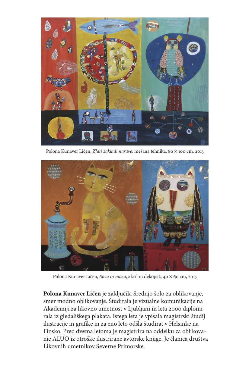 Finžgarjeva Galerija Barvni spomini 3 - Polona Kunaver Ličen in David Ličen